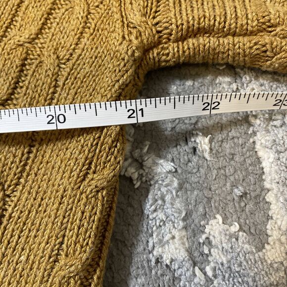 J Jill Sweater Womens Small Chartreuse‎ Cardigan Open Front Knit - Picture 9 of 10